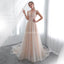 Sexy Backless See Through Lace A-line Cheap Wedding Dresses Online, Unique Bridal Dresses, WD574