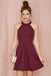 Unique Halter Cheap 2018 Homecoming Dresses Under 100, CM399