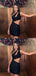 Sexy Black Sheath One Shoulder Mini Short Prom Homecoming Dresses,CM976