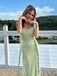 Elegant Green Mermaid Maxi Long Party Prom Dresses,Evening Dress,13379