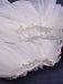Elegant Puff Yarn Multi-layer White Tulle Off the Shoulder Shawl , VG82