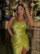 Sexy Green Sheath One Shoulder Mini Short Prom Homecoming Dresses Tight,CM1014