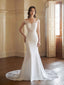 Sexy Mermaid Illusion Jewel Handmade Lace Wedding Dresses,WD796