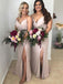 Sexy Mermaid Spaghetti Straps Maxi Long Bridesmaid Dresses For Wedding Party,WG1589