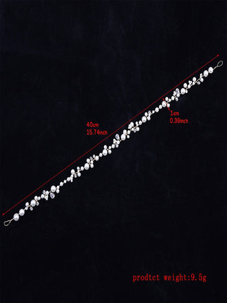 Sparkly Luxury Rhinestone Pearl Headband for Women, HP03