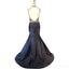 Black Open Back Beaded Mermaid Long Evening Prom Dresses, Cheap Custom Sweet 16 Dresses, 18529