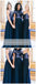Cheap Mismatched Navy Sequin Custom Long Bridesmaid Dresses, WG232