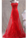 Elegant Red Mermaid Sweetheart Maxi Long Prom Dresses,Evening Dresses,12990