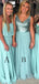 Green Mismatched Long Bridesmaid Dresses Online, Cheap Bridesmaids Dresses, WG749
