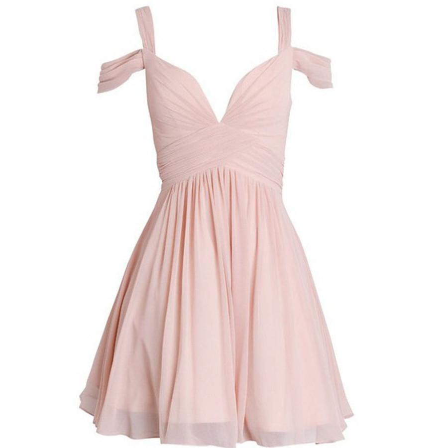 Hot selling off shoulder chiffon simple elegant freshman homecoming prom dress,BD00147