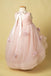 Light Pink Tulle Handmade Flower Little Girl Dresses, Cheap Flower Girl Dresses, FG071