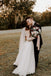 Long Sleeves A-line Illusion Handmade Lace Wedding Dresses,WD728