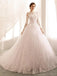 Long Sleeves Lace Beaded Cheap Wedding Dresses Online, Cheap Bridal Dresses, WD506