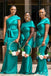Mismatched Afridan Green Cheap Wedding Bridesmaid Dresses, WG353