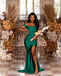 Mismatched Green Mermaid Cheap Long Bridesmaid Dresses Online,WG1091