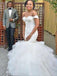 Off Shoulder Lace Beaded Mermaid Wedding Dresses Online, WD426