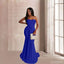 Royal Blue Mermaid Sweetheart Cheap Long Bridesmaid Dresses Online,WG1006