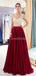 Sexy Backless Off Shoulder Beaded Evening Prom Dresses, Evening Party Prom Dresses, 12028