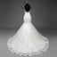 Sexy Backless Scoop Neckline Lace Mermaid Wedding Bridal Dresses, Custom Made Wedding Dresses, Affordable Wedding Bridal Gowns, WD252