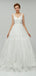 Sexy Backless Sequin V Neck Cheap Wedding Dresses Online, Cheap Bridal Dresses, WD551