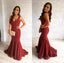 Sexy Deep V Neckline Mermaid Evening Prom Dresses, Long Backless Sexy Party Prom Dress, Custom Long Prom Dresses, Cheap Formal Prom Dresses, 17127