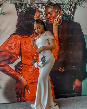 Sexy Mermaid Off Shoulder Cheap Long Bridesmaid Dresses,WG1327