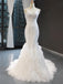 Spaghetti Straps Ruffle Mermaid Cheap Wedding Dresses Online, Cheap Bridal Dresses, WD620