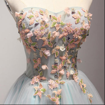 Strapless Lace Junior Homecoming Prom Dresses, Affordable Short Party Corset Back Prom Dresses, Perfect Homecoming Dresses, CM228