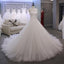 Strapless Sparkly Long A line Wedding Bridal Dresses, Affordable Custom Made Wedding Bridal Dresses, WD270