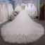 Strapless Sparkly Long A line Wedding Bridal Dresses, Affordable Custom Made Wedding Bridal Dresses, WD270