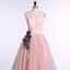 Strapless Sweetheart Blush Pink A line Long Evening Prom Dresses, Popular Cheap Long 2022 Party Prom Dresses, 17240