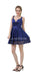 Two Straps Royal Blue Simple Cheap Homecoming Dresses Online, Cheap Short Prom Dresses, CM809