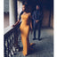 Yellow Mermaid One Shoulder Cheap Long Bridesmaid Dresses,WG1239